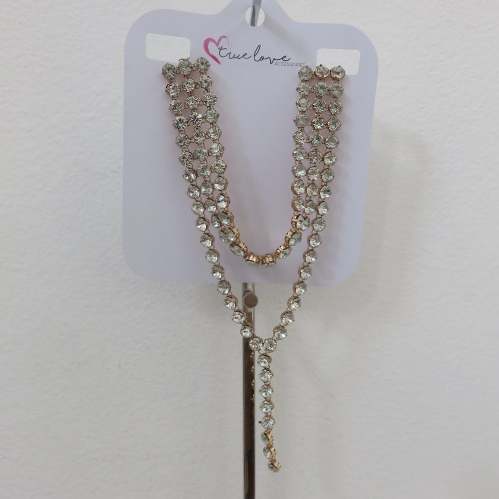(#W) True Love Diamond Statement Necklace